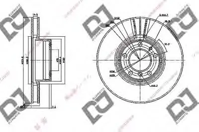 Тормозной диск DJ PARTS купить