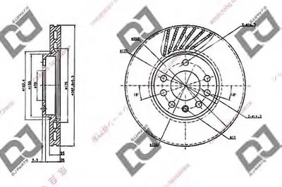 Тормозной диск DJ PARTS купить