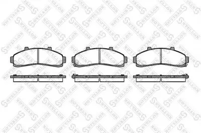 Комплект тормозных колодок, дисковый тормоз STELLOX купить