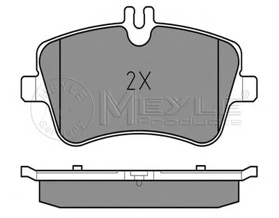 Комплект тормозных колодок, дисковый тормоз PLATINUM PAD MEYLE купить