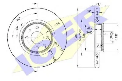 Тормозной диск ICER купить