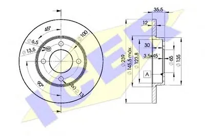 Тормозной диск ICER купить