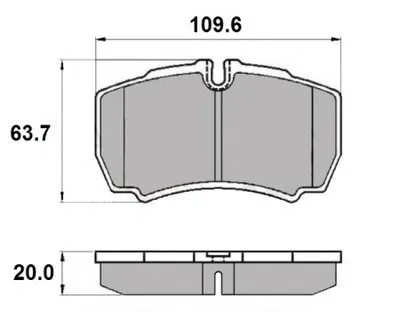 Комплект тормозных колодок, дисковый тормоз NATIONAL купить