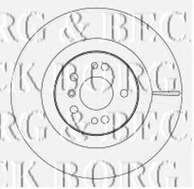 Тормозной диск BORG & BECK купить