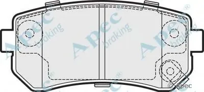 Комплект тормозных колодок, дисковый тормоз APEC braking купить