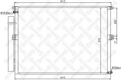 Конденсатор, кондиционер STELLOX купить