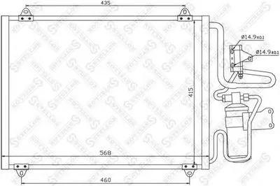 Конденсатор, кондиционер STELLOX купить