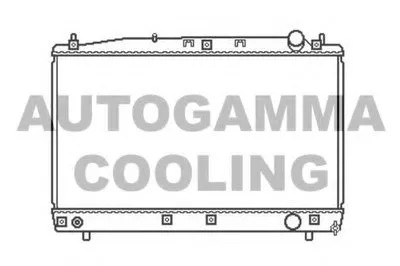 Радиатор, охлаждение двигателя AUTOGAMMA купить