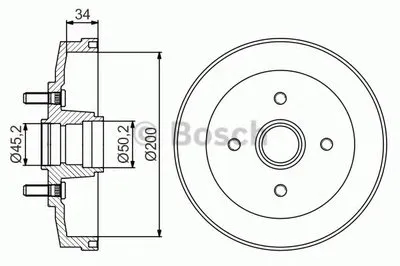 Тормозной барабан BOSCH купить