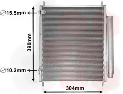 Конденсатор, кондиционер VAN WEZEL купить