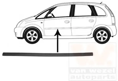 Облицовка / защитная накладка, дверь VAN WEZEL купить