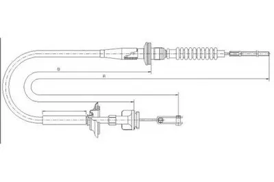 Тросик сцепления TEXTAR купить