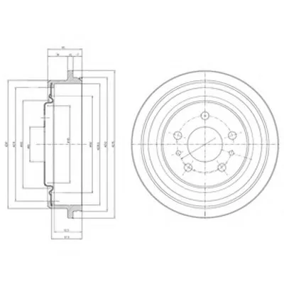 Тормозной барабан DELPHI купить