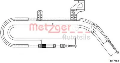 Трос, стояночная тормозная система COFLE METZGER купить
