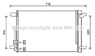 Конденсатор, кондиционер AVA QUALITY COOLING купить