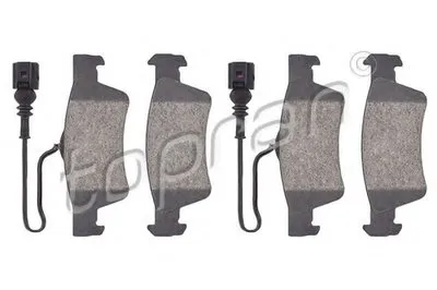 Комплект тормозных колодок, дисковый тормоз PREMIUM BRAND TOPRAN купить