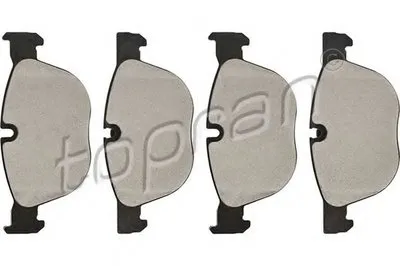 Комплект тормозных колодок, дисковый тормоз TOPRAN купить