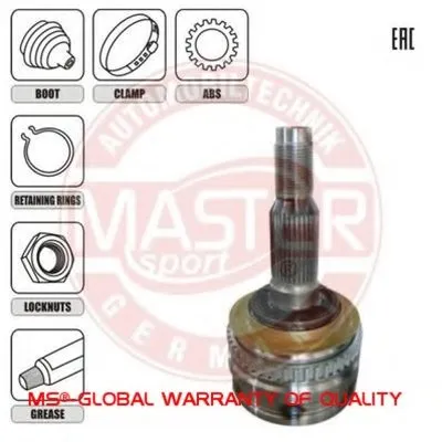 Шарнирный комплект, приводной вал MASTER-SPORT купить