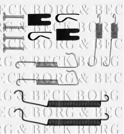 Комплектующие, колодки дискового тормоза BORG & BECK купить