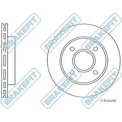 Тормозной диск Brake Fit APEC braking купить