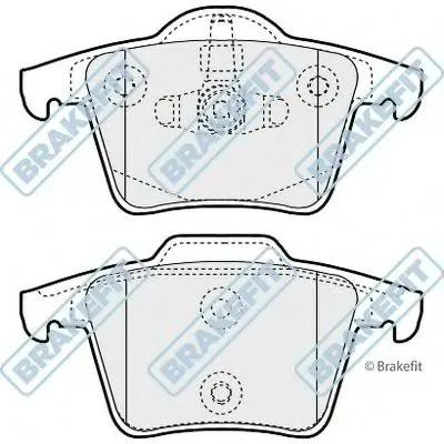 Комплект тормозных колодок, дисковый тормоз Brake Fit APEC braking купить