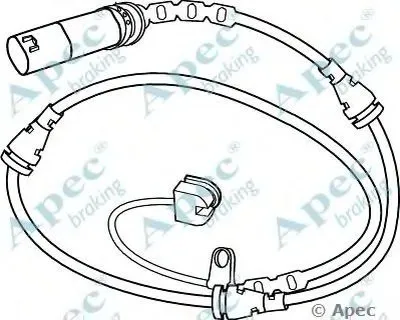 Указатель износа, накладка тормозной колодки APEC braking купить