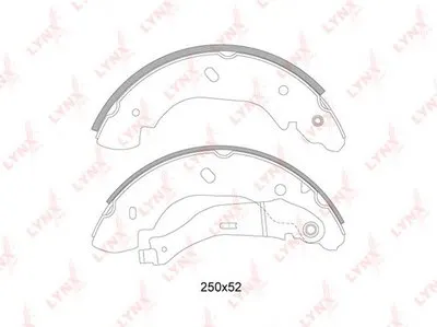 Комплект тормозных колодок LYNXauto купить