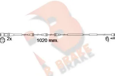 Сигнализатор, износ тормозных колодок R BRAKE купить