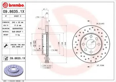 Тормозной диск AP XTRA LINE AP купить