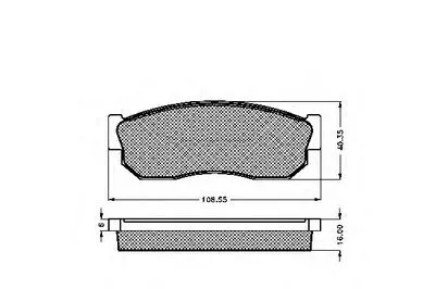 Комплект тормозных колодок, дисковый тормоз SPIDAN купить