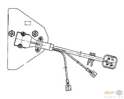 Регулятор, вентилятор салона BEHR HELLA SERVICE HELLA купить