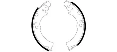 Комплект тормозных колодок HELLA купить