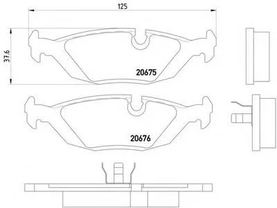 Комплект тормозных колодок, дисковый тормоз HELLA купить