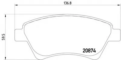 Комплект тормозных колодок, дисковый тормоз HELLA купить