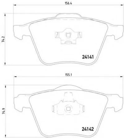 Комплект тормозных колодок, дисковый тормоз HELLA купить