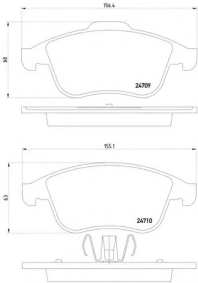 Комплект тормозных колодок, дисковый тормоз HELLA купить