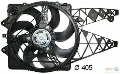 Вентилятор, охлаждение двигателя BEHR HELLA SERVICE купить