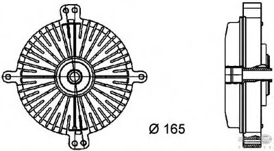 Сцепление, вентилятор радиатора BEHR HELLA SERVICE HELLA купить