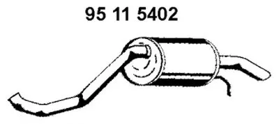 Глушитель выхлопных газов конечный EBERSPÄCHER купить