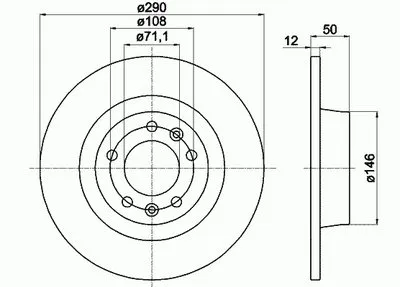 Тормозной диск PRO TEXTAR купить