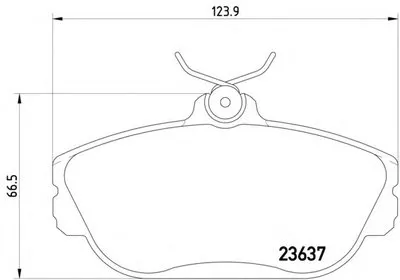 Комплект тормозных колодок, дисковый тормоз MINTEX купить