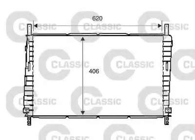 Радиатор, охлаждение двигателя VALEO CLASSIC VALEO купить