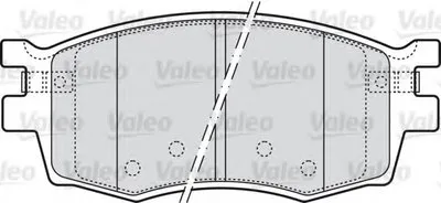 Комплект тормозных колодок, дисковый тормоз VALEO купить