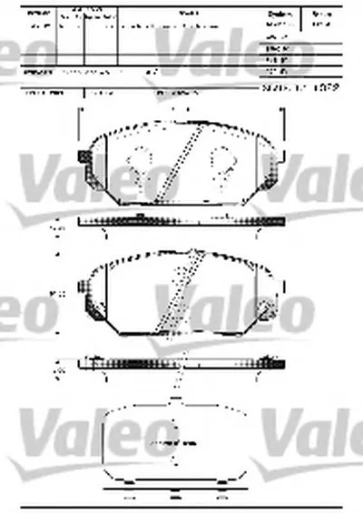 Комплект тормозных колодок, дисковый тормоз VALEO купить