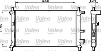 Радиатор, охлаждение двигателя VALEO купить