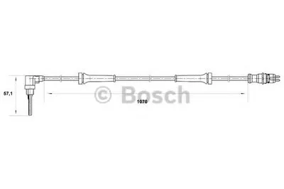 Датчик, частота вращения колеса BOSCH купить