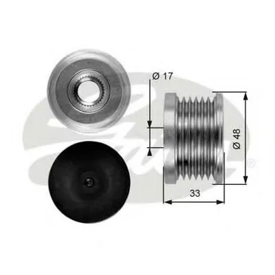 Механизм свободного хода генератора DriveAlign® GATES купить