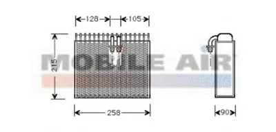 Испаритель, кондиционер VAN WEZEL купить