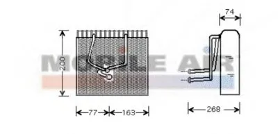 Испаритель, кондиционер VAN WEZEL купить