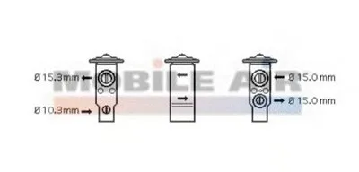 Расширительный клапан, кондиционер VAN WEZEL купить